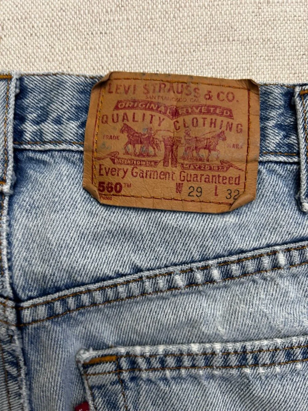 Levis this garment